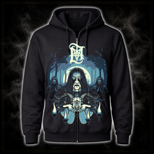 Load image into Gallery viewer, Lord Ahriman Ritual Bundle with T-shirt and Zip-Hoodie In the Sign of the Horns - Official Dark Funeral apparel