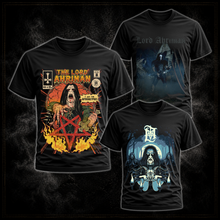 Load image into Gallery viewer, Lord Ahriman Trinity Bundle – 3 T-Shirts: Nightfall, Horns & Lord Ahriman II