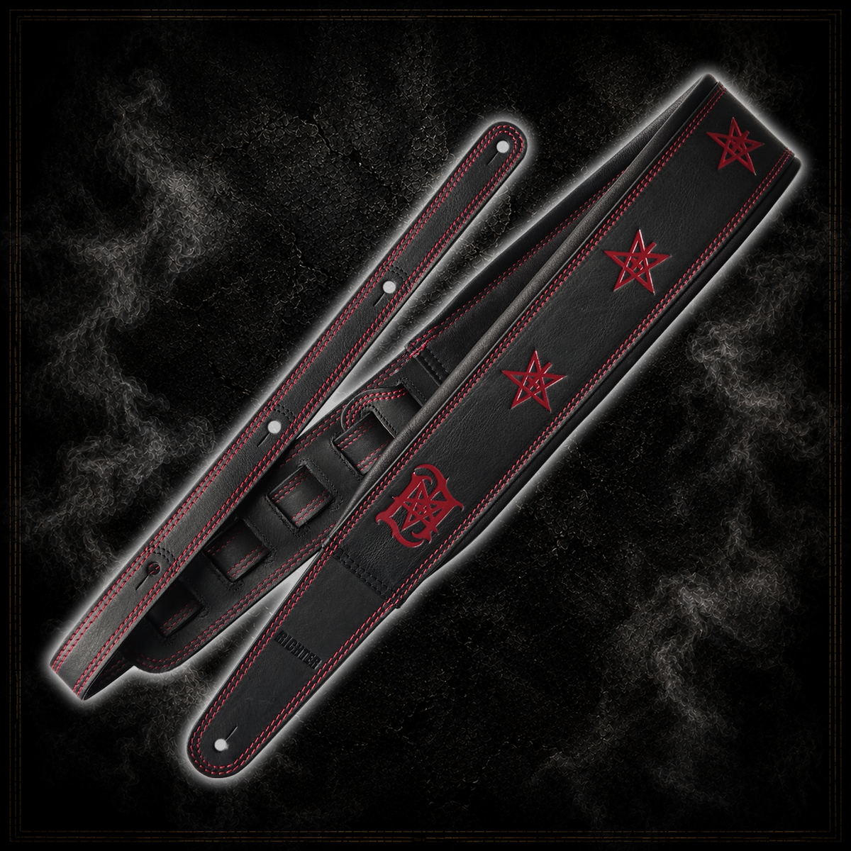 Lord Ahriman Guitar Strap Dark Red | Limited Edition Dark Funeral