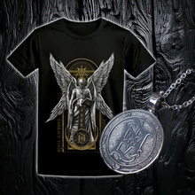 Cargar imagen en el visor de la galería, Sigil of Power Bundle – Pendant & T-Shirt | Lord Ahriman