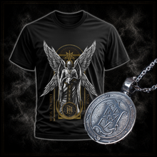 Cargar imagen en el visor de la galería, Forged in silver. Worn in darkness.
A union of symbol and statement — created for those who walk their own path.