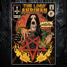 Load image into Gallery viewer, The Lord Ahriman II limited edition poster featuring gothic black metal artwork by Lord Ahriman