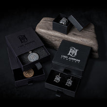 Load image into Gallery viewer, Pentagram ring in 925 silver – Lord Ahriman’s signature seal of darkness