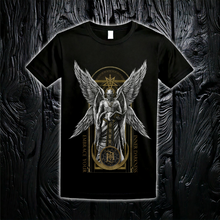 Load image into Gallery viewer, Lord Ahriman Embrace Your Inner Darkness signature T-shirt - Official Dark Funeral occult black metal apparel