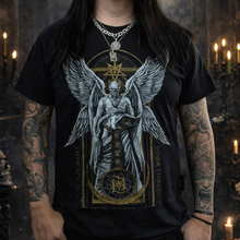Load image into Gallery viewer, Lord Ahriman Embrace Your Inner Darkness signature T-shirt - Official Dark Funeral occult black metal apparel