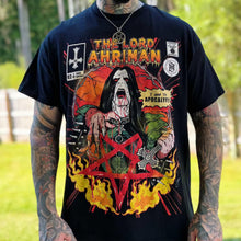 Load image into Gallery viewer, The Lord Ahriman II signature T-shirt GreenDevil collaboration - Official Dark Funeral black metal apparel