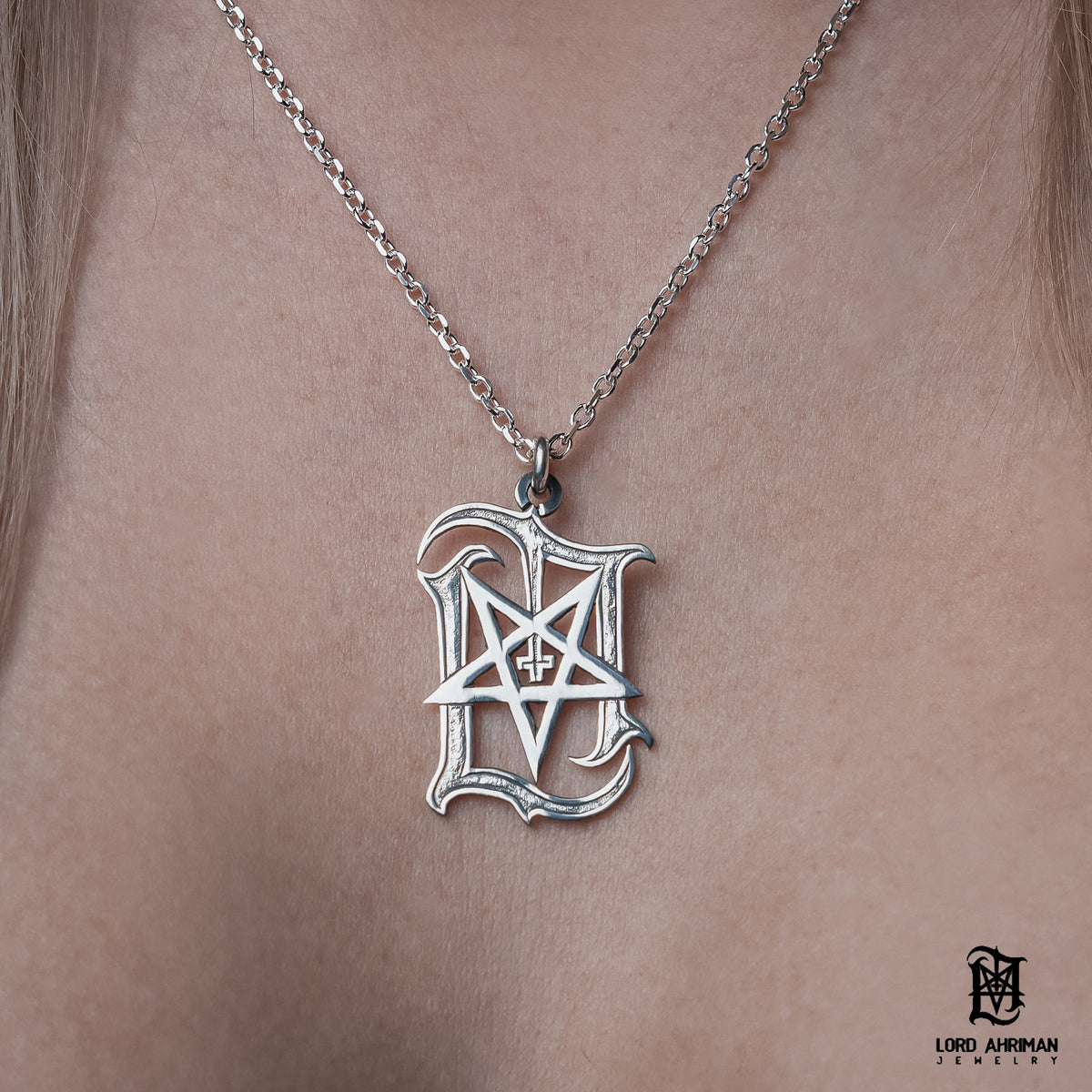 Mark of Ahriman Sigil Pendant 925 Silver | Lord Ahriman Dark