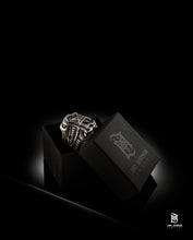 Load image into Gallery viewer, Lord Ahriman Signature Pentagram Ring – Handcrafted 925 Sterling Silver