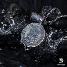 Load image into Gallery viewer, Lord Ahriman Sigil 925 sterling silver occult pendant

