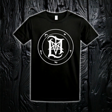 Load image into Gallery viewer, Ahriman's Sigil occult symbol T-shirt by Lord Ahriman - Official Dark Funeral black metal apparel

