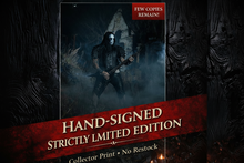 Cargar imagen en el visor de la galería, Lord Ahriman Nightfall signed limited edition poster occult metal art collectible

