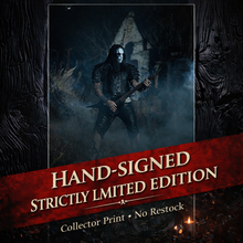Lade das Bild in den Galerie-Viewer, Nightfall – Lord Ahriman Signed Limited Poster | Dark Funeral
