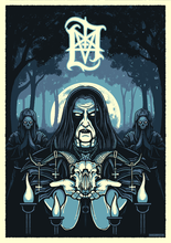 Lade das Bild in den Galerie-Viewer, Lord Ahriman &quot;In The Sign of The Horns&quot; LTD Poster (RE-PRINT)
