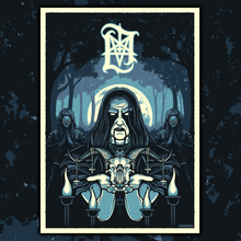 Load image into Gallery viewer, Lord Ahriman &quot;In The Sign of The Horns&quot; LTD Poster (RE-PRINT)
